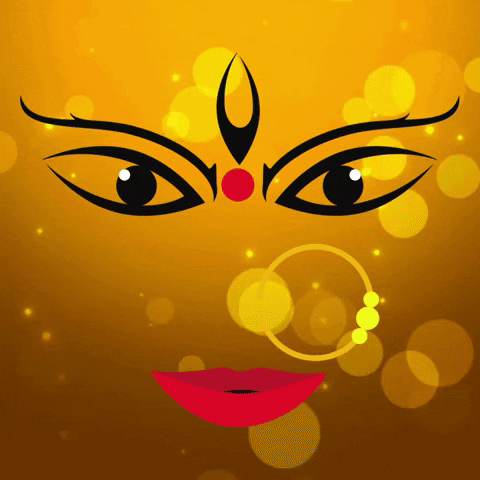 Durga Puja Navratri GIF by Digital Pratik