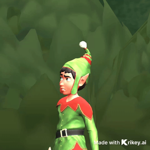 Elf disappear into bushes