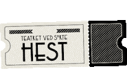 Teater Sticker by Sorte Hest