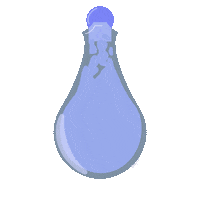 MonMora drink blue magic witch Sticker