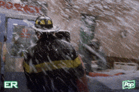 george clooney snow GIF by Pop TV