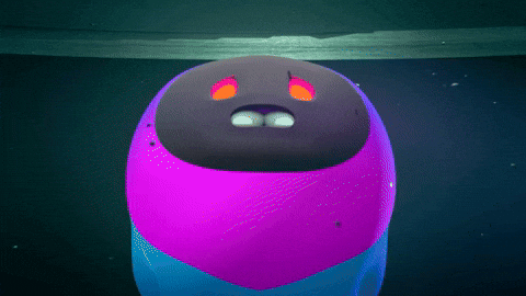MotokoWorld giphyupload reaction scared fear GIF