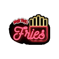 French Fries Sticker by niftyfiftys