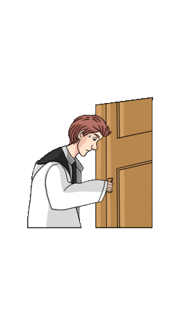 Door Lock Sticker