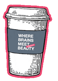 basebeautycreativeagency coffee coffee cup bbca beauty podcast Sticker