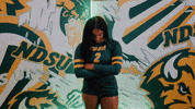 Volleyball Bison GIF by NDSU Athletics