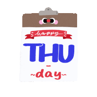 Day Thursday Sticker