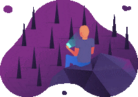 Webbio animation rock top chill Sticker