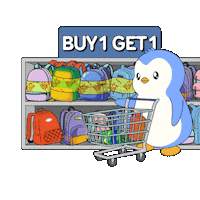 Black Friday Shopping Sticker by Pudgy Penguins