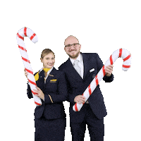 Fun Christmas Sticker by Lufthansa Group Communications