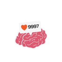 Brain Likes Sticker by AppsComTr