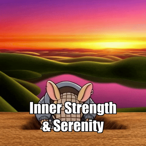 Strength Serenity GIF by Chillo Dillo