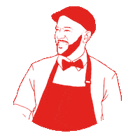 Happy Chef Sticker by Kessler Baking Studio