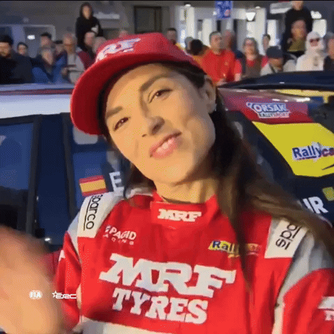 Thumb Up Smile GIF by FIA European Rally Championship