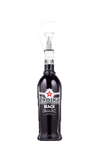 Idea Lamp Sticker by TROJKA Vodka