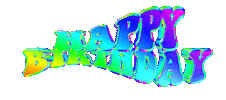 Happy Birthday 3D Sticker by GIPHY Text