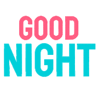 Sleepy Good Night Sticker