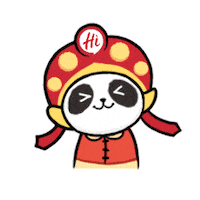 Chinese New Year Panda Sticker by HaidilaoHuoguo