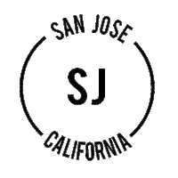 San Jose Sticker by Rob Jelinski Studios, llc.