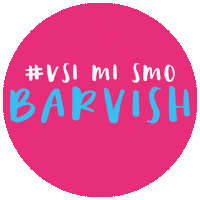 Barvish colors colours dots barvish Sticker