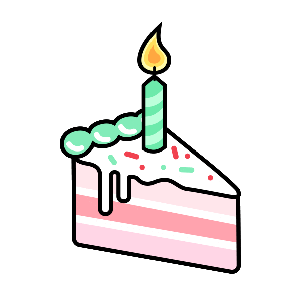 happy birthday party Sticker by Victoria's Secret PINK