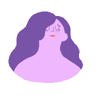 Sad Tear Sticker by Marie Boiseau