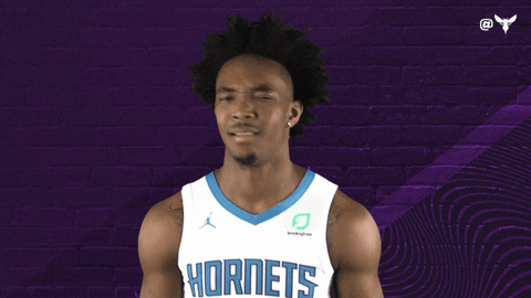 Devonte Graham Sport GIF by Charlotte Hornets
