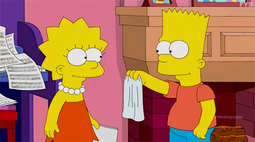 the simpsons fist bump GIF