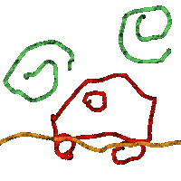 Frame By Frame Art Sticker