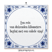 Spreuk Verandering Sticker by Tegelspreuken.nl
