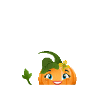 Pumpkin Patch Hello Sticker by Il giardino delle zucche pp