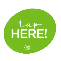 greenmminds_ green tap tap here taphere Sticker