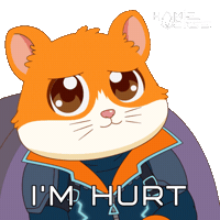 Sad Not Cool Sticker by Hamieverse