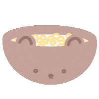 Bear Breakfast Sticker