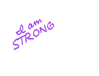 Empowherto strong i am strong Sticker