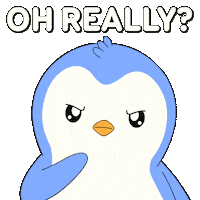 Penguin You Dont Say Sticker by Pudgy Penguins