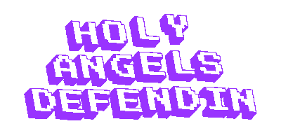 Holy Angels Defendin Sticker