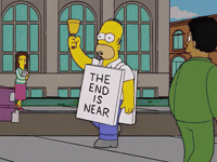 Apocalypse The End Is Near GIF by The Simpsons