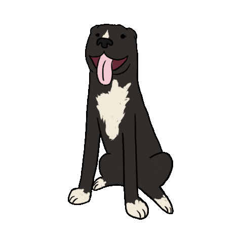 kirstenragle art dog illustration dogs Sticker