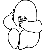 Cry Crying Sticker