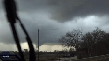 Large Funnel Cloud Rips Across Eastern Austin Amid Tornado Warnings