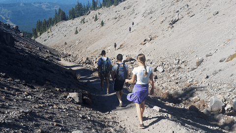 hiking GIF