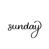 PinkPaperFox sunday handlettering sonntag brushlettering Sticker