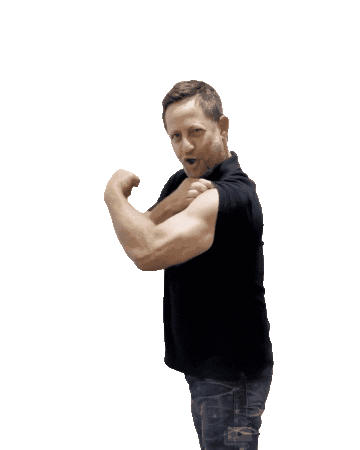 CompleteHI flex muscle construction renovation Sticker