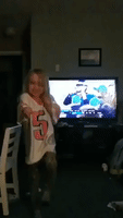 Delighted Pennsylvania Girl Breaks into a Dance After Eagles Win
