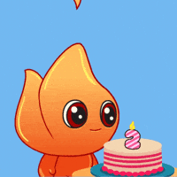 Birthday Cake Fire GIF by Playember