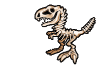 Dinosaur Bones Sticker by Secretaría de Turismo y Desarrollo de Pueblos Mágicos de Coahuila