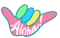 Hawaii Aloha Sticker by ERICA824