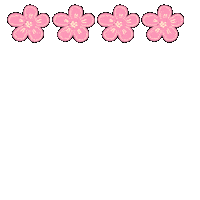 Pink Flowers Sticker