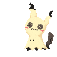 6060y pokemon pixel art mimikyu Sticker